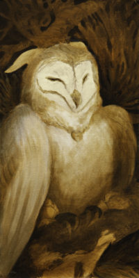 Messenger Birds - Owl by Kaitlund Zupanic