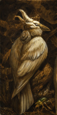 Messenger Birds - Raven by Kaitlund Zupanic