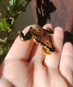 Crimson Pin by Kaitlund Zupanic