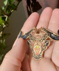 Crimson Pin by Kaitlund Zupanic