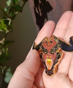 Crimson Pin by Kaitlund Zupanic