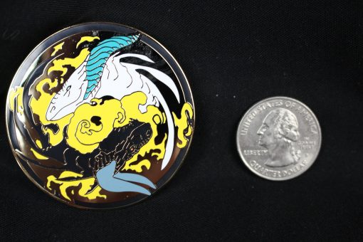 Dragons Kill With Fire - Yin and Yang Pin