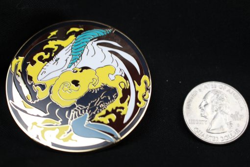 Dragons Kill With Fire - Yin and Yang Pin