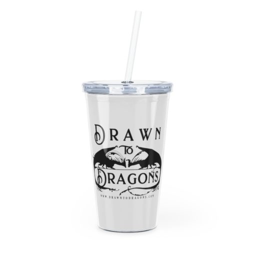 Plastic Tumbler with Straw - Image 2