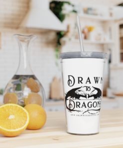Plastic Tumbler with Straw