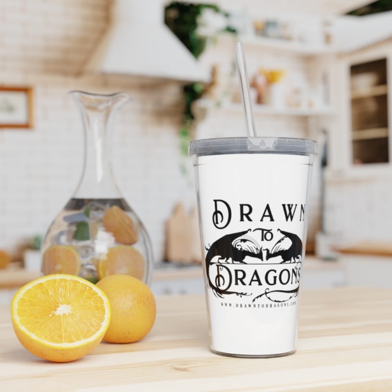 Plastic Tumbler with Straw