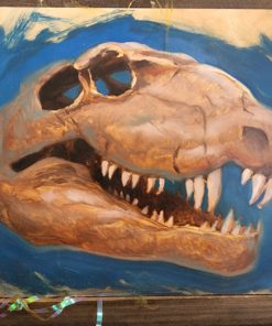 Dimetrodon Skull By Kaitlund Zupanic