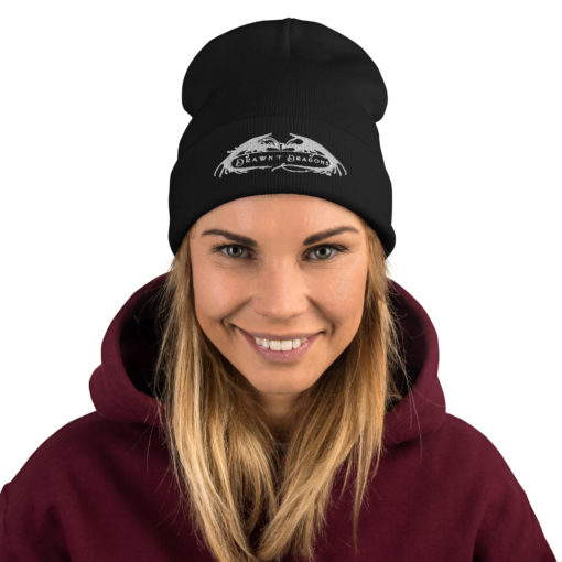 Drawn To Dragons Embroidered Beanie - Image 2