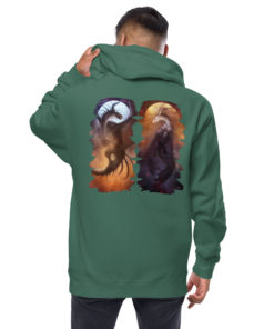 Ascension Unisex fleece zip up hoodie