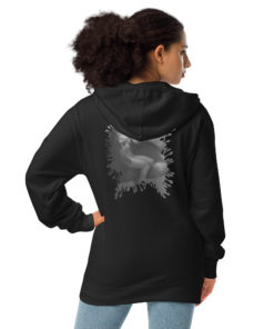 Harpy Sister Unisex fleece zip up hoodie