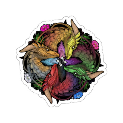 Color of Dragons Pride Kiss-Cut Stickers - Image 7