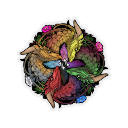 Color of Dragons Pride Kiss-Cut Stickers - Image 6