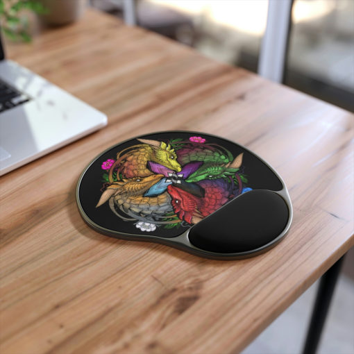 Color of Dragons - Pride Mouse Pad With Wrist Rest - Image 3