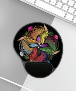 Color of Dragons - Pride Mouse Pad With Wrist Rest