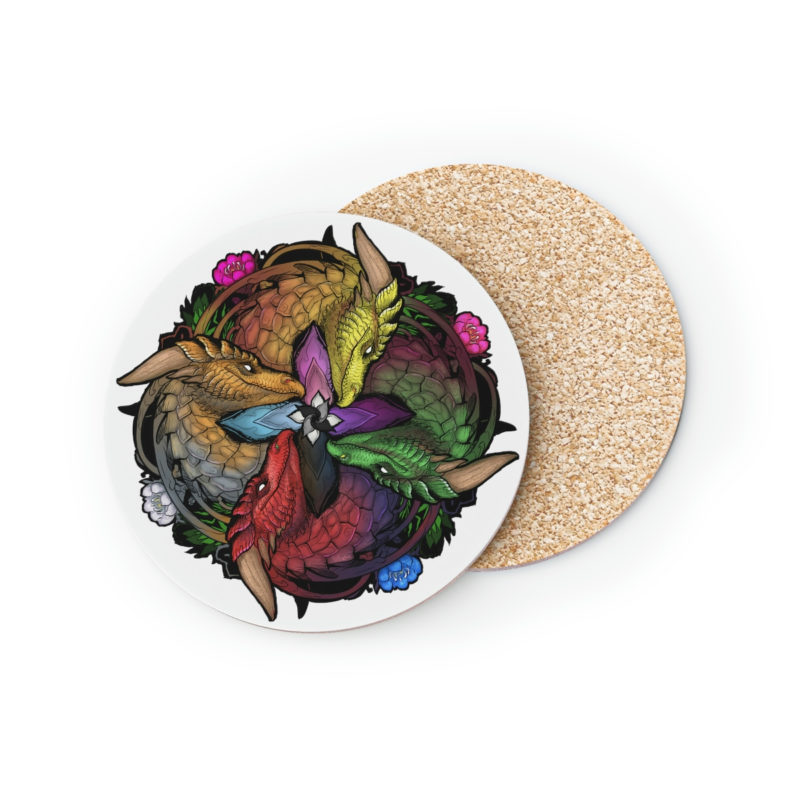 Color of Dragons - Pride Coasters