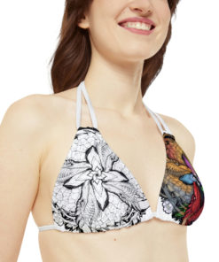 Color of Dragons - Strappy Triangle Bikini Top