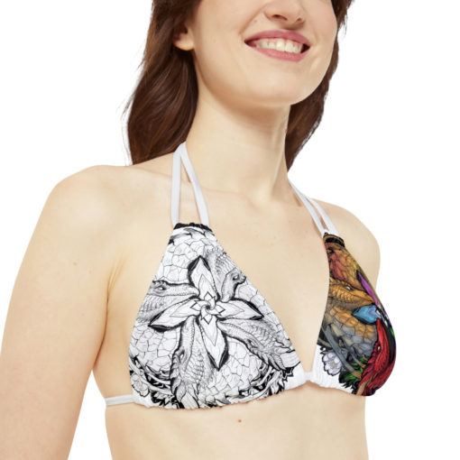 Color of Dragons - Strappy Triangle Bikini Top