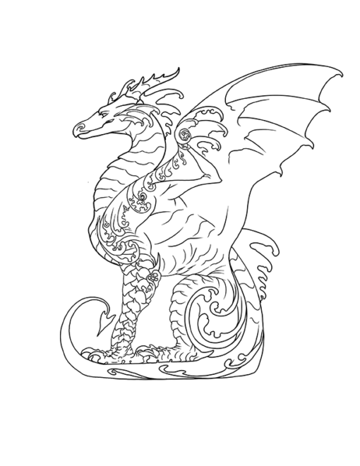 Fantasy Creatures Coloring Pages PDF - Image 3
