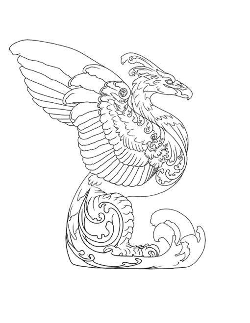 Fantasy Creatures Coloring Pages PDF - Image 6