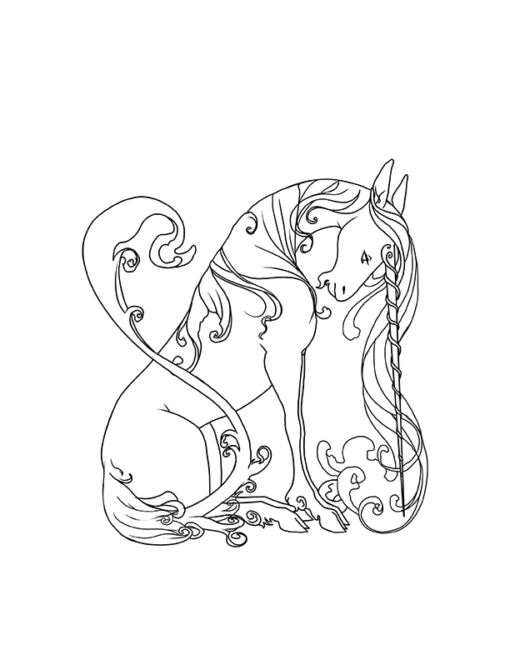 Fantasy Creatures Coloring Pages PDF - Image 8