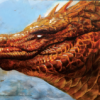 Red Dragon Head by Kaitlund Zupanic