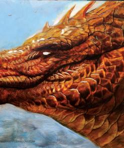 Red Dragon Head by Kaitlund Zupanic