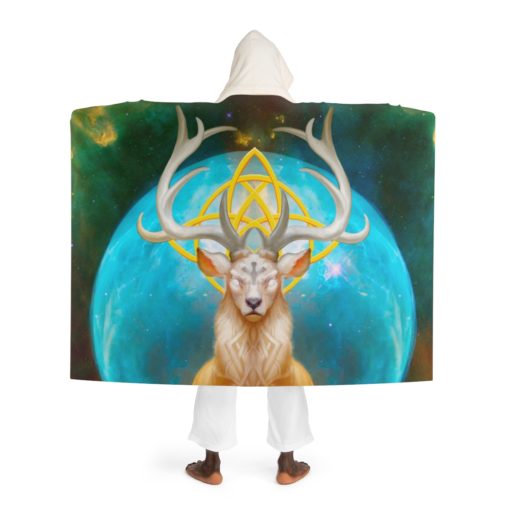 Hooded Sherpa Fleece Blanket - Image 2