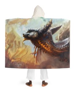 Hooded Sherpa Fleece Blanket