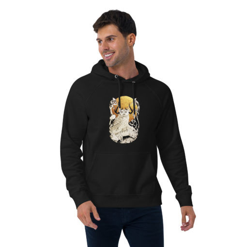Nocturne Unisex eco raglan hoodie - Image 3