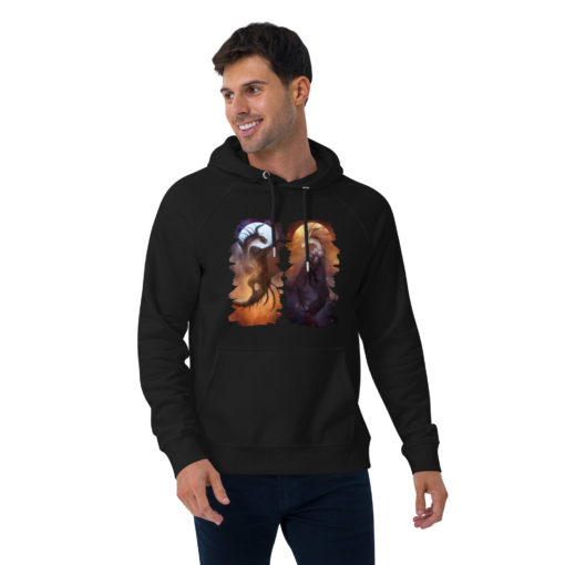 The Ascensions Unisex eco raglan hoodie - Image 3