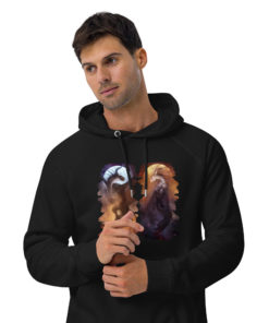 The Ascensions Unisex eco raglan hoodie