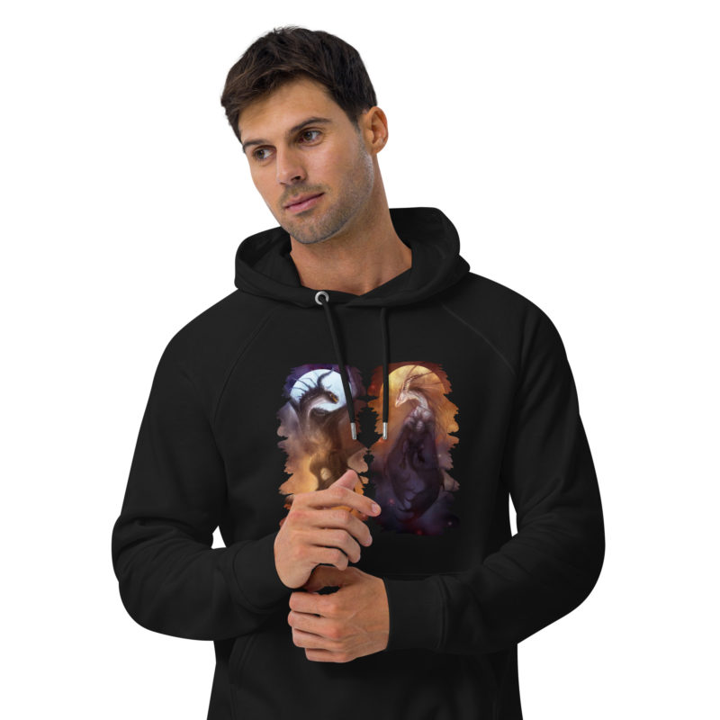 The Ascensions Unisex eco raglan hoodie