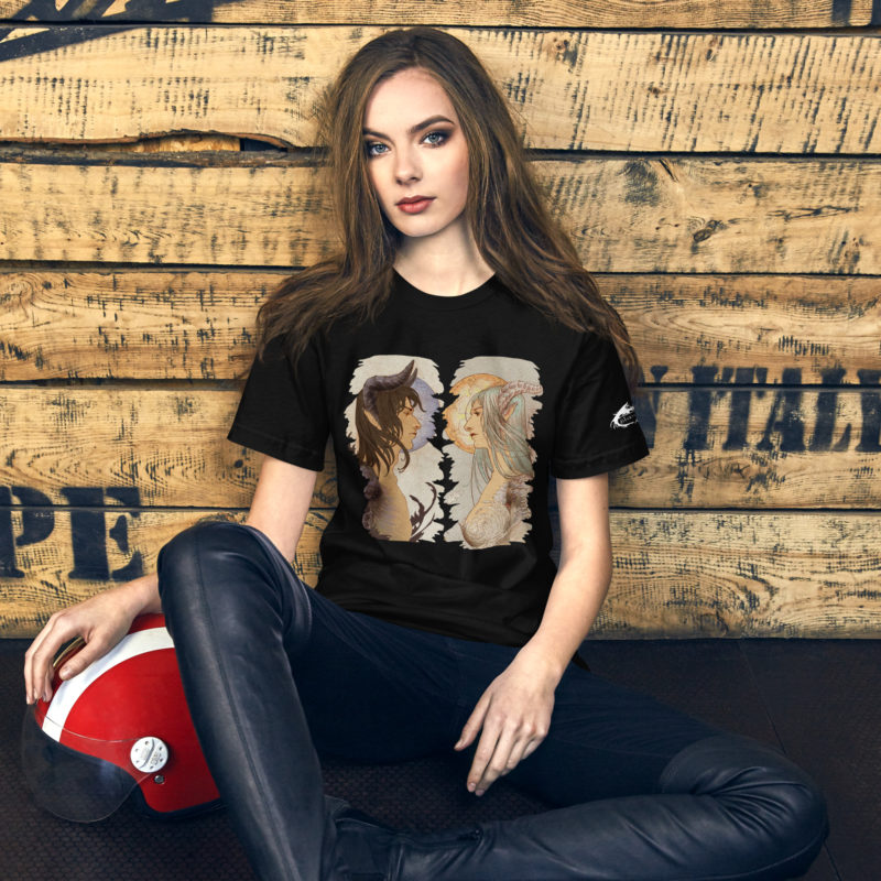 The Sun and Moon Unisex t-shirt