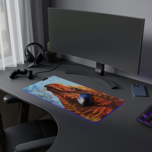 Red Dragon head LED Gaming Mouse Pad - Image 7
