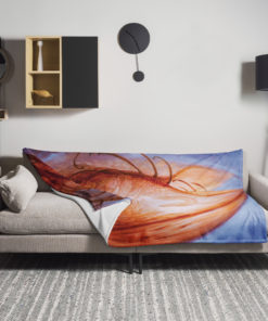 Daughter of the Cosmos Throw Blanket