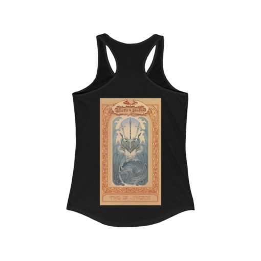 Tarot - Four of Swords Women's Ideal Racerback Tank - Image 6