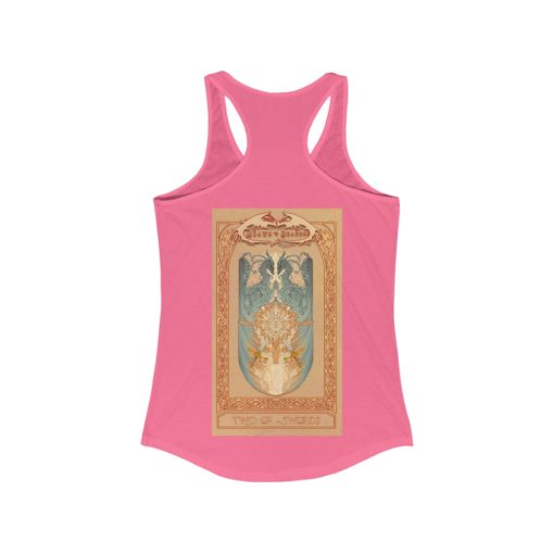 Tarot - Two of Swords -Women's Ideal Racerback Tank - Image 26