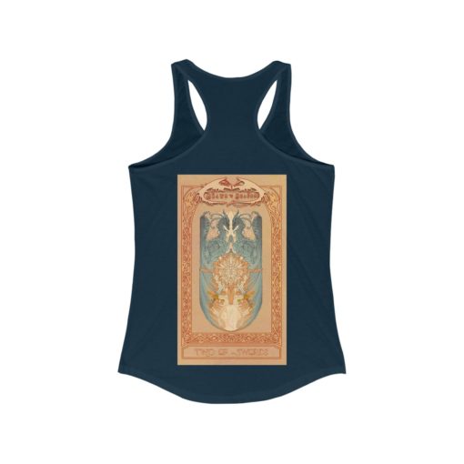 Tarot - Two of Swords -Women's Ideal Racerback Tank - Image 22