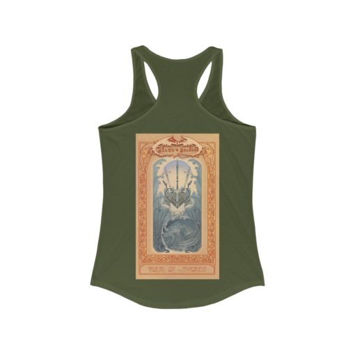 Tarot - Four of Swords Women's Ideal Racerback Tank - Image 12
