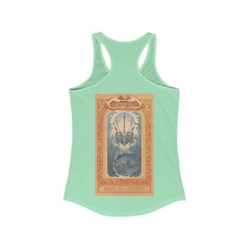 Tarot - Four of Swords Women's Ideal Racerback Tank - Image 14