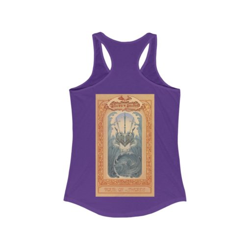 Tarot - Four of Swords Women's Ideal Racerback Tank - Image 26