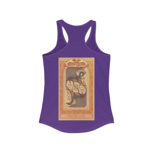 Tarot - Temperance - Women's Ideal Racerback Tank - Image 24