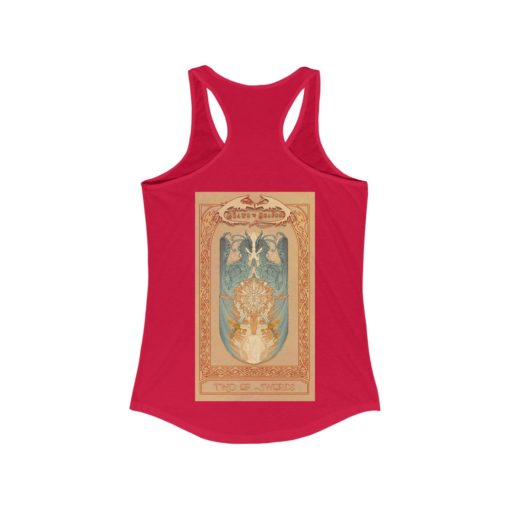 Tarot - Two of Swords -Women's Ideal Racerback Tank - Image 30