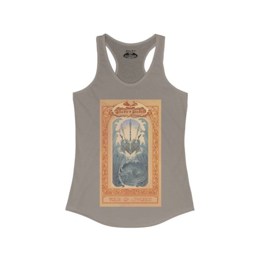 Tarot - Four of Swords Women's Ideal Racerback Tank - Image 9
