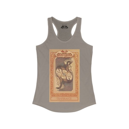 Tarot - Temperance - Women's Ideal Racerback Tank - Image 9