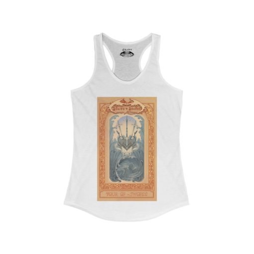 Tarot - Four of Swords Women's Ideal Racerback Tank - Image 3