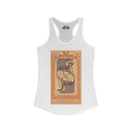 Tarot - Temperance - Women's Ideal Racerback Tank - Image 3