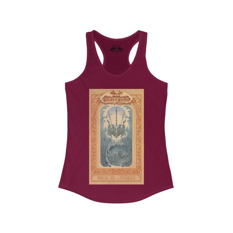 Tarot - Four of Swords Women's Ideal Racerback Tank