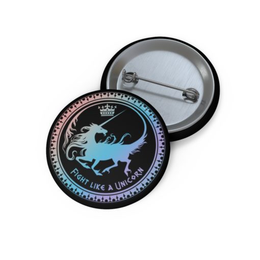 Fight like a Unicorn - Custom Button - Image 2