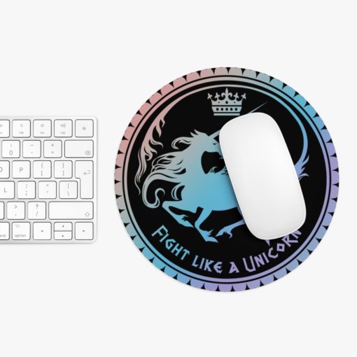 Fight like a Unicorn - Pride - Mouse Pad - Image 3
